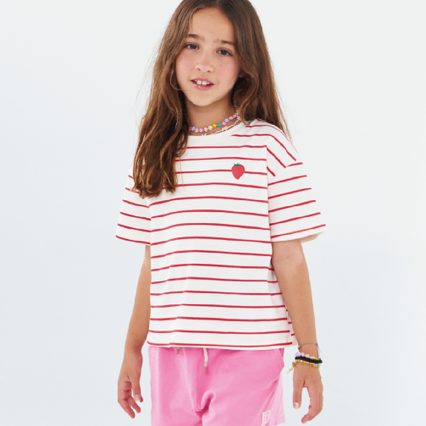 Boxy Tee Tan Fresa