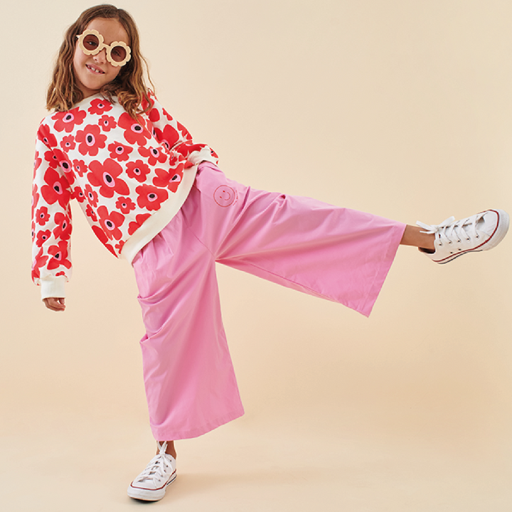 Pantalon Culotte Para Niña Pink | Tres Ovejas Colombia
