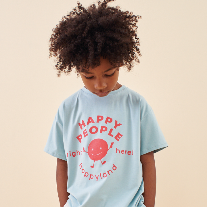 Camiseta Para Niño y Niña Happy People| Tres Ovejas Colombia