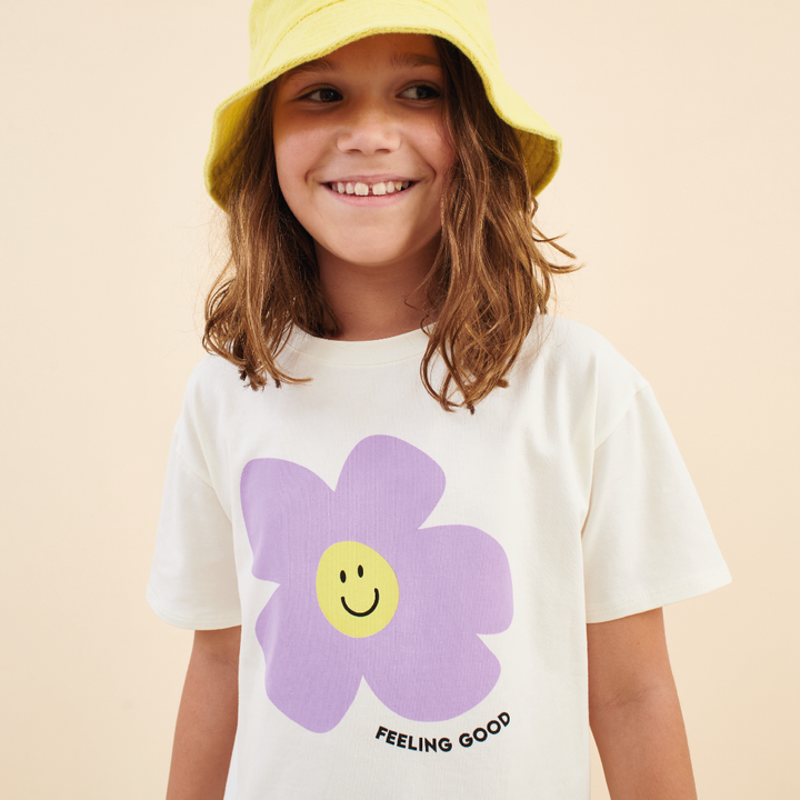 Crop Top Para Niña Lily Face| Tres Ovejas Colombia