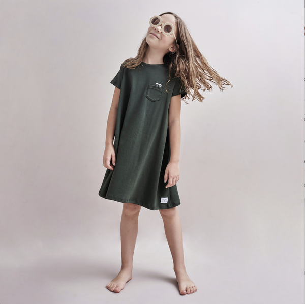 Vestido Para Niña Artichoke Green | Tres Ovejas Colombia