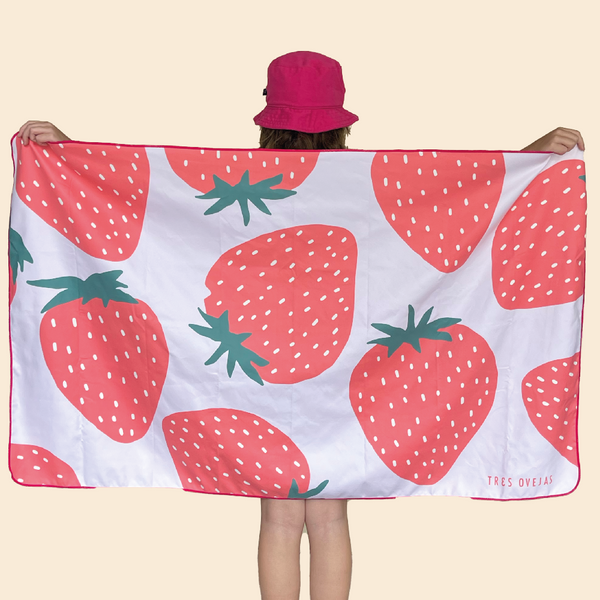 Toalla Microfibra Strawberry rain